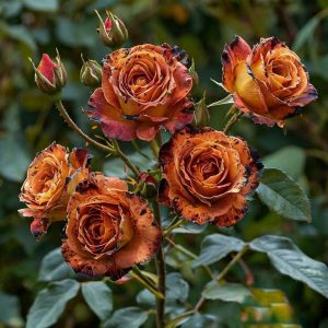 Роза плетистая Оранжевый Бриллиант купить по цене от 450р. в интернет-магазине «Посадика» с доставкой почтой в в Березовскийе и по всей России – [изображение №1].